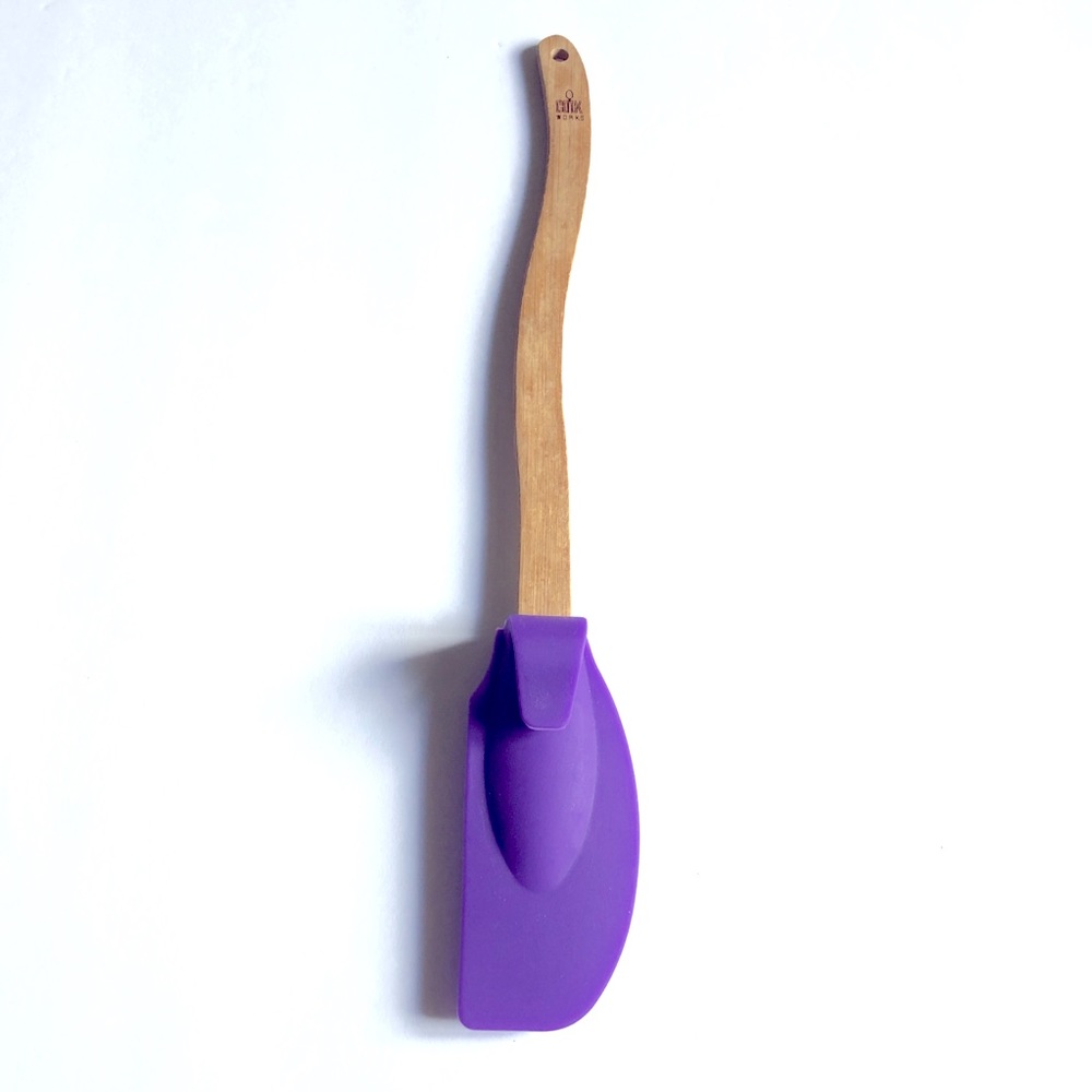 Silicone Spatula w/ Grip Holder Small Tip
